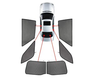 CarShades - ΚΟΥΡΤΙΝΑΚΙΑ  CAR SHADES ΓΙΑ SKODA OCTAVIA ESTATE 2019+ - 6 ΤΕΜ. (PVC.SKO-OCTA-E-D)