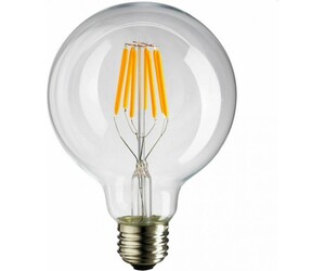 ΛΑΜΠΑ LED ΦΟΥΣΚΑ 6W/E27/2700K/220V RH-G125-6W-1