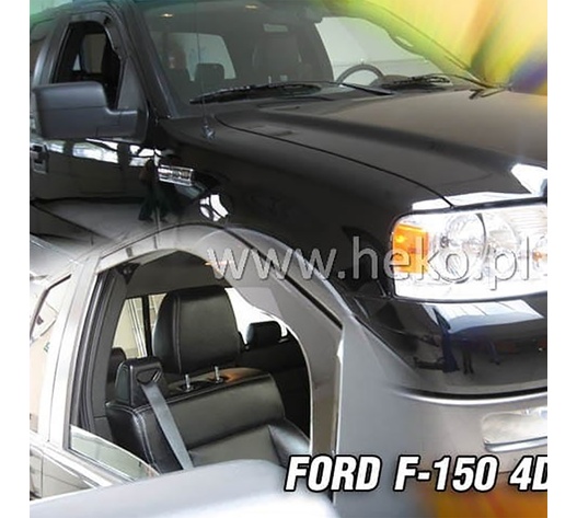 ΑΝΕΜΟΘΡΑΥΣΤΕΣ ΓΙΑ FORD F150 2D 2004-2008 ΖΕΥΓΑΡΙ ΑΠΟ ΕΥΚΑΜΠΤΟ ΦΙΜΕ ΠΛΑΣΤΙΚΟ HEKO - 2 ΤΕΜ.