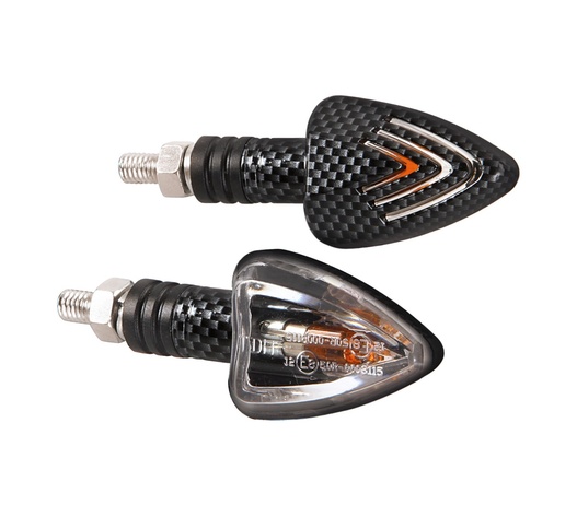 ΦΛΑΣ ΜΗΧΑΝΗΣ FOCAL 12V 21W (78x37mm) CARBON -2 ΤΕΜ.
