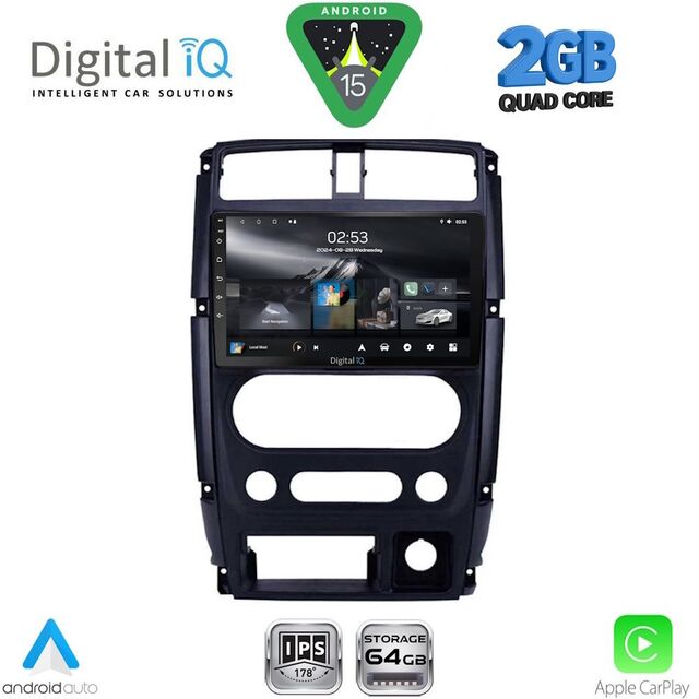 DIGITAL IQ RSD 1678_CPA (9inc) MULTIMEDIA TABLET for SUZUKI JIMNY mod. 2007-2017