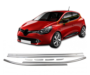 TRIM  ΠΑΡΑΘΥΡΩΝ ΑΥΤΟΚΟΛΛΗΤΑ ΧΡΩΜΙΟΥ 8ΤΕΜ. ΓΙΑ RENAULT CLIO IV 5D 2012+