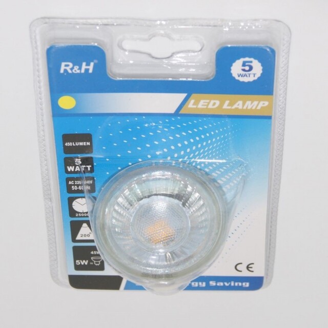 LED ΛΑΜΠΑ GU10 5W 450Lm 3000K LI-LA-60054