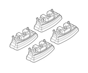 ΑΚΡΑ ΓΙΑ ΜΠΑΡΕΣ NORDRIVE ΓΙΑ MERCEDES B-KLAS W246 10/11+ KIT