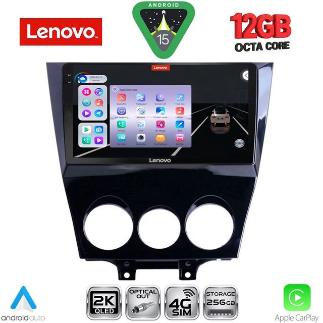 LENOVO SSZ 12395_CPA (9inc) MULTIMEDIA TABLET for MAZDA RX8 mod. 2008-2014