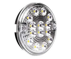 ΦΩΣ ΦΟΡΤΗΓΟΥ ΠΙΣΩ 12/24V 14LED ΔΙΑΦΑΝΟ ΣΤΡΟΓΓΥΛΟ 140mm 1ΤΕΜ.