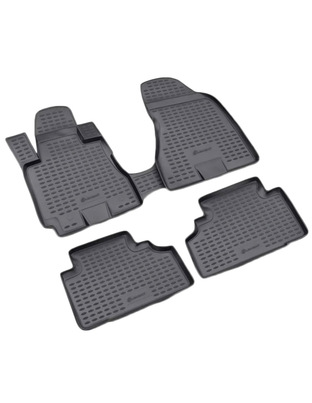 ΠΑΤΑΚΙΑ ΣΕ ΣΚΑΦΗ TPE ΛΑΣΤΙΧΟ ΓΙΑ HYUNDAI TUCSON 5D 2004-2010  ΣΕ ΜΑΥΡΟ ΧΡΩΜΑ NOVLINE - 4 ΤΕΜ.