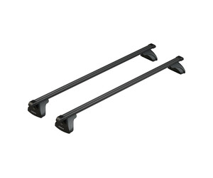 ΜΠΑΡΕΣ ΟΡΟΦΗΣ ΣΙΔΗΡΟΥ QUADRA S 108 cm MAX-LOAD ΣΕΤ ΣΕ ΜΑΥΡΟ ΧΡΩΜΑ ΜΕ ΠΡΟΣΤΑΤΕΥΤΙΚΑ ΚΑΠΑΚΙΑ ΑΚΡΩΝ EVOS LP ΓΙΑ ΑΠΛΗ ΟΡΟΦΗ NORDRIVE - 2 ΤΕΜ.