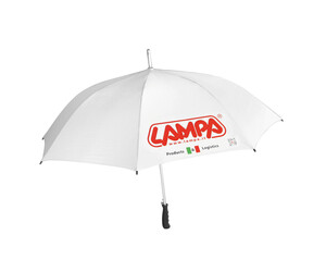 ΟΜΠΡΕΛΑ ΛΕΥΚΗ ΜΕ LOGO LAMPA