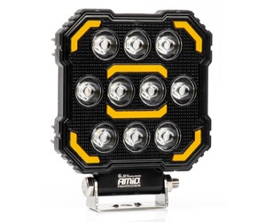 Amio - Προβολέας Εργασίας LED AWL79 SPOT 48W 3000lm 6500K με Λευκό + Κίτρινο φώς προειδοποίησης  9/36V - 1 τεμ. (04423/AM)