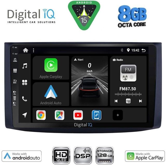 DIGITAL IQ BXF 18072_CPAA (9inc) MULTIMEDIA TABLET for CHEVROLET AVEO mod. 2006-2010