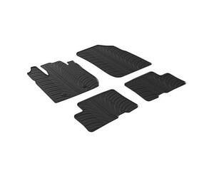LAMPA - ΠΑΤΑΚΙΑ ΑΥΤΟΚΙΝΗΤΟΥ ΑΠΟ ΛΑΣΤΙΧΟ ΓΙΑ DACIA DUSTER 4X4 02/2018+ ΣΕ ΜΑΥΡΟ ΧΡΩΜΑ ME ΚΟΥΜΠΩΜΑΤΑ - 4 ΤΕΜ.