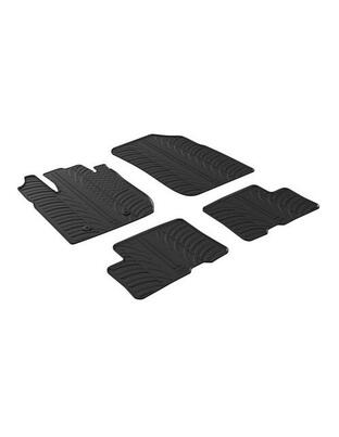 LAMPA - ΠΑΤΑΚΙΑ ΑΥΤΟΚΙΝΗΤΟΥ ΑΠΟ ΛΑΣΤΙΧΟ ΓΙΑ DACIA DUSTER 4X4 02/2018+ ΣΕ ΜΑΥΡΟ ΧΡΩΜΑ ME ΚΟΥΜΠΩΜΑΤΑ - 4 ΤΕΜ.