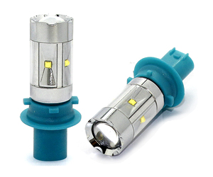 PHW24W 12/24V 7W LED 8xCREE PREMIUM ΛΕΥΚΟ 1ΤΕΜ.
