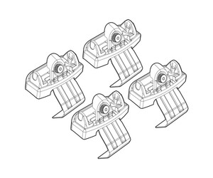 ΑΚΡΑ ΓΙΑ ΜΠΑΡΕΣ NORDRIVE ΓΙΑ RENAULT TWINGO/TWIGO OPENAIR 9/14+ KIT