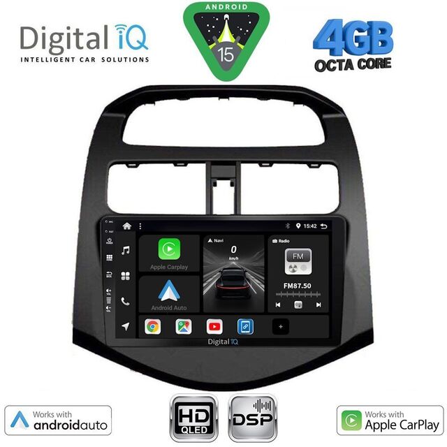 DIGITAL IQ BXF 16078A_CPAA (9inc) MULTIMEDIA TABLET for CHEVROLET SPARK mod. 2009-2015
