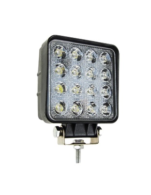 Amio - Προβολέας Εργασίας LED AWL05 FLAT 4000lm 48W 9-60V 16LED - Ισχυρός Φωτισμός & Απόδοση σε Δύσκολες Συνθήκες - 108x108x57mm - 1 Τεμ. (01700/AM)