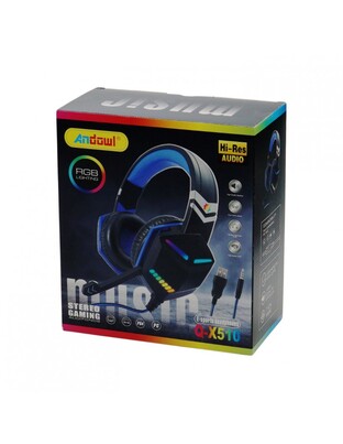 ΑΚΟΥΣΤΙΚΑ STEREO GAMING ΜΕ LED RGB ANDOWL Q-X510