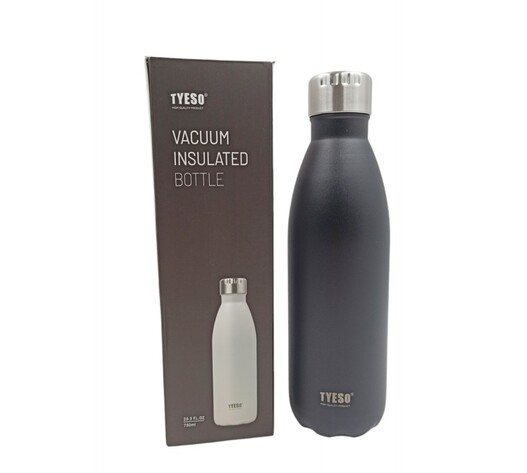 ΑΝΟΞΕΙΔΩΤΟ ΜΠΟΥΚΑΛΙ ΘΕΡΜΟΣ 750ml ΜΑΥΡΟ TS-8842