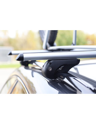 Amio - ΜΠΑΡΕΣ ΟΡΟΦΗΣ ΑΛΟΥΜΙΝΙΟΥ 135 cm ΜΕ ΚΛΕΙΔΙ (STANDARD RAILING ) - 2 ΤΕΜ. (02587/AM)