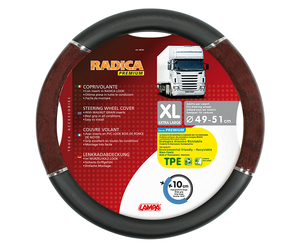 ΚΑΛΥΜΜΑ ΤΙΜΟΝΙΟΥ ΦΟΡΤΗΓΟΥ RADICA (XL) 49-51 cm (ΜΑΥΡΟ/ΞΥΛΟ/ΟΙΚΟΛΟΓΙΚΟ/ΑΟΣΜΟ)