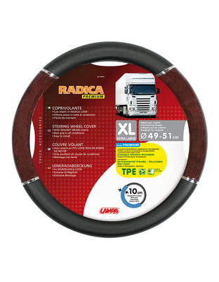 ΚΑΛΥΜΜΑ ΤΙΜΟΝΙΟΥ ΦΟΡΤΗΓΟΥ RADICA (XL) 49-51 cm (ΜΑΥΡΟ/ΞΥΛΟ/ΟΙΚΟΛΟΓΙΚΟ/ΑΟΣΜΟ)
