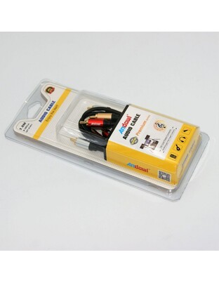 ΚΑΛΩΔΙΟ ΗΧΟΥ ΣΤΕΡΕΟ 1.8m 3RCA ΣΕ 3RCA ANDOWL QY-AV01