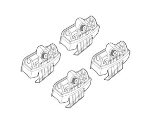 ΑΚΡΑ ΓΙΑ ΜΠΑΡΕΣ NORDRIVE ΓΙΑ MAZDA 2 5D 03/15+ KIT
