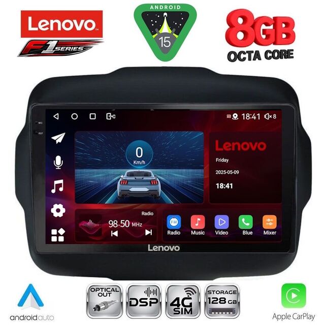 LENOVO SSR 10290_CPA (9inc) MULTIMEDIA TABLET for JEEP RENEGADE  mod. 2014-2025
