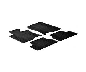 LAMPA - ΠΑΤΑΚΙΑ ΑΥΤΟΚΙΝΗΤΟΥ ΑΠΟ ΛΑΣΤΙΧΟ ΓΙΑ HONDA ACCORD 4D 06/2008-09/2014 / HONDA ACCORD TOURER 07/2008-12/2013 ΣΕ ΜΑΥΡΟ ΧΡΩΜΑ ΧΩΡΙΣ ΚΟΥΜΠΩΜΑΤΑ - 4 ΤΕΜ.