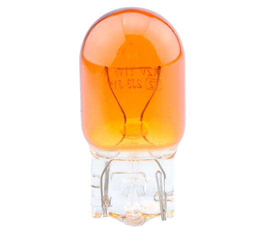 WY21W (T20) 12V 21W W3x16d ΠΟΡΤΟΚΑΛΙ (ΚΑΡΦΩΤΟ ΑΚΑΛΥΚΟ) STANDARD ΑΛΟΓΟΝΟΥ ΚΟΥΤΙ 10ΤΕΜ.