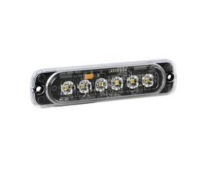 ΣΤΡΟΜΠΟ ΠΟΡΤΟΚΑΛΙ LS1 12/24V ΜΕ 6 LED 19 ΧΡΗΣΕΩΝ ΑΔΙΑΒΡΟΧΟ 113x28mm 1ΤΕΜ.
