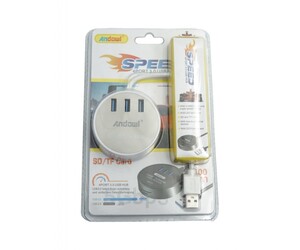 ΓΡΗΓΟΡΟ ΚΕΝΤΡΟ ΥΠΟΔΟΧΩΝ USB3.0 ΚΑΙ SD ANDOWL Q-JC87