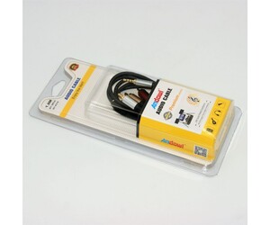 ΚΑΛΩΔΙΟ ΗΧΟΥ ΣΤΕΡΕΟ 1.8m AUX ΣΕ 3RCA ANDOWL QY-AV10