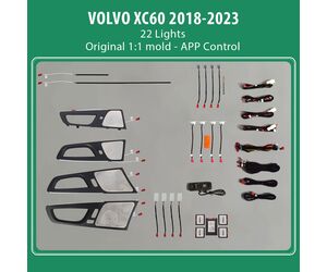 DIQ AMBIENT VOLVO XC60 II mod. 2018-2023 (Digital iQ Ambient Light for VOLVO XC60 mod. 2018> with 22 Lights)