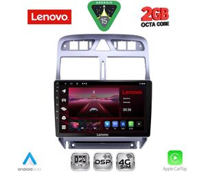 LENOVO LVF 5512_GPS (9inc) MULTIMEDIA TABLET for PEUGEOT 307 mod. 2001-2008