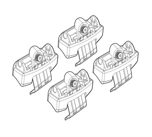 ΑΚΡΑ ΓΙΑ ΜΠΑΡΕΣ NORDRIVE ΓΙΑ TOYOTA RAV4 03/13+ KIT
