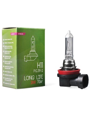 H11 24V 70W PGJ19-2 POWERTEC LONG LIFE ΑΛΟΓΟΝΟΥ 1ΤΕΜ. ΚΟΥΤΙ M-TECH