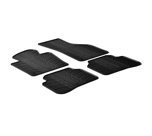 LAMPA - ΠΑΤΑΚΙΑ ΑΥΤΟΚΙΝΗΤΟΥ ΑΠΟ ΛΑΣΤΙΧΟ ΓΙΑ VOLKSWAGEN PASSAT 4D 03/2005-12/2010 / VOLKSWAGEN PASSAT CC 06/2008-02/2012 / VOLKSWAGEN PASSAT VARIANT 09/2005-12/2010 ΣΕ ΜΑΥΡΟ ΧΡΩΜΑ ME ΚΟΥΜΠΩΜΑΤΑ - 4 ΤΕΜ.