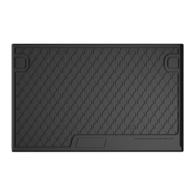 ΠΑΤΑΚΙ ΣΚΑΦΗ ΠΟΡΤ ΜΠΑΓΚΑΖ ΓΙΑ CITROEN BERLINGO / PEUGEOT RIFTER 8/2018+ SUMISURA TRUNK MAT ΑΠΟ ΑΟΣΜΟ, ΜΗ ΤΟΞΙΚΟ, ΟΙΚΟΛΟΓΙΚΟ ΚΑΙ ΑΝΑΚΥΚΛΩΣΙΜΟ ΣΥΝΘΕΤΙΚΟ ΛΑΣΤΙΧΟ ΣΕ ΜΑΥΡΟ ΧΡΩΜΑ ΜΕ ΥΠΟΔΟΧΗ ΓΙΑ ΠΡΟΕΚΤΑΣΗ L2519.8 - L2519.9 LAMPA - 1 ΤΕΜ.