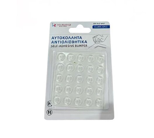 ΑΝΤΙΟΛΙΣΘΗΤΙΚΑ ΑΥΤΟΚΟΛΛΗΤΑ ΣΙΛΙΚΟΝΗΣ 10*3ΜΜ 25ΤΜΧ RLG-6142