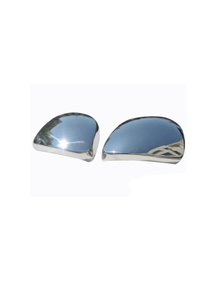 ΚΑΠΑΚΙΑ ΚΑΘΡΕΠΤΩΝ ΓΙΑ SEAT ALHAMBRA II MPV 2010+ / SKODA YETI / VW TIGUAN / SHARAN ΧΡΩΜΙΟΥ 2 ΤΕΜ. ΜΕΤΑΛΛΙΚΑ