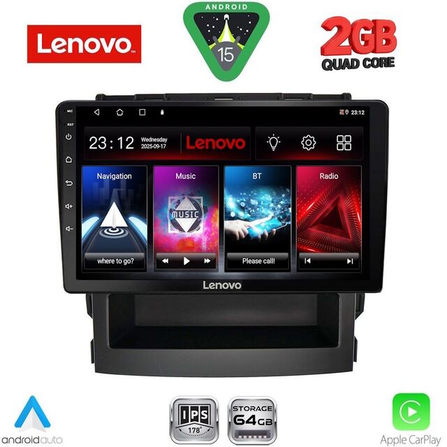 LENOVO LVD 2664_CPA (9inc) MULTIMEDIA TABLET for SUBARU FORESTER - IMPREZA mod. 2019-2025