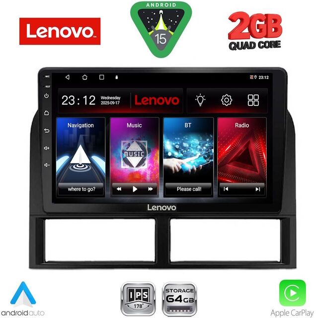 LENOVO LVD 2280_CPA (9inc) MULTIMEDIA TABLET for JEEP GRAND CHEROKEE mod. 1999-2004