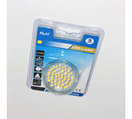 LED ΛΑΜΠΑ GU10/5W/3000K 6015