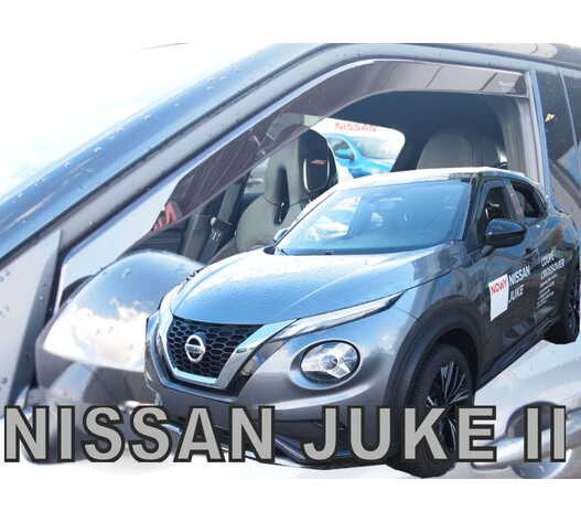 ΑΝΕΜΟΘΡΑΥΣΤΕΣ ΓΙΑ NISSAN JUKE 5D 2019+ ΖΕΥΓΑΡΙ ΑΠΟ ΕΥΚΑΜΠΤΟ ΦΙΜΕ ΠΛΑΣΤΙΚΟ HEKO - 2 ΤΕΜ.