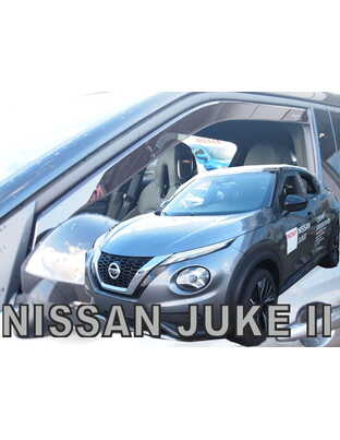 ΑΝΕΜΟΘΡΑΥΣΤΕΣ ΓΙΑ NISSAN JUKE 5D 2019+ ΖΕΥΓΑΡΙ ΑΠΟ ΕΥΚΑΜΠΤΟ ΦΙΜΕ ΠΛΑΣΤΙΚΟ HEKO - 2 ΤΕΜ.