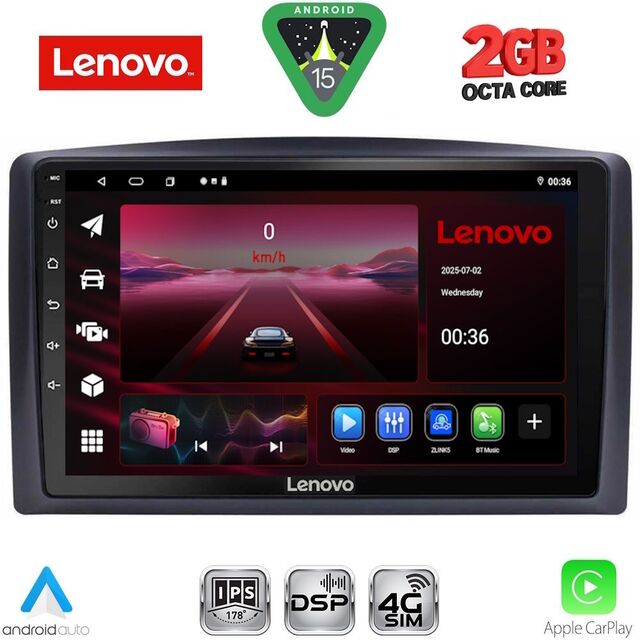 LENOVO LVF 5421_CPA (10inc) MULTIMEDIA TABLET for MERCEDES VITO – VIANO  (W447) mod. 2015-2022