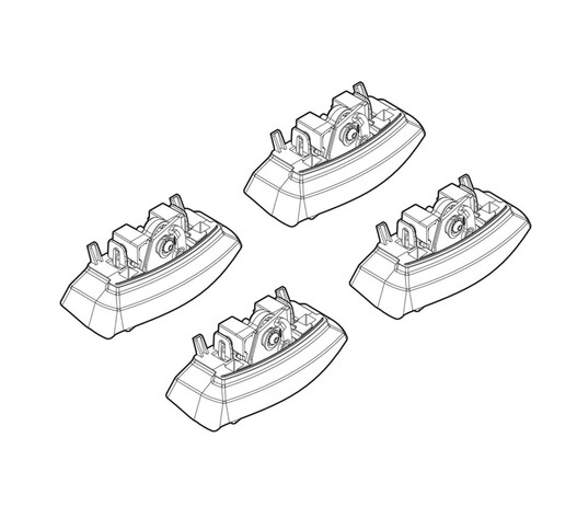 ΑΚΡΑ ΓΙΑ ΜΠΑΡΕΣ NORDRIVE ΓΙΑ OPEL ADAM 02/13+ KIT
