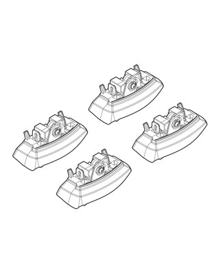 ΑΚΡΑ ΓΙΑ ΜΠΑΡΕΣ NORDRIVE ΓΙΑ OPEL ADAM 02/13+ KIT